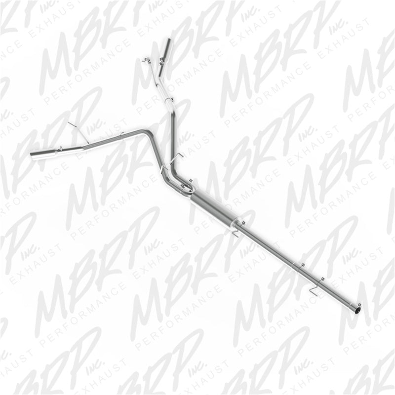 MBRP 2.5" Cat Back, Dual Split Side, 2009 Dodge Ram 1500 5.7L S5144409