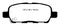 EBC 02 Infiniti G35 3.5 w/o DCS Bluestuff Rear Brake Pads