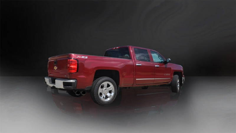 Corsa 14 GM Sierra/Silverado 1500 Crew/Dbl / Short/Std. Bed 6.2L V8 Black Sport Single Side CB Exht