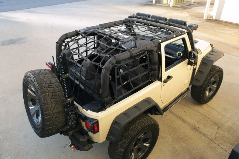 Rugged Ridge Cargo Net Black 2 Door 07-18 Jeep Wrangler