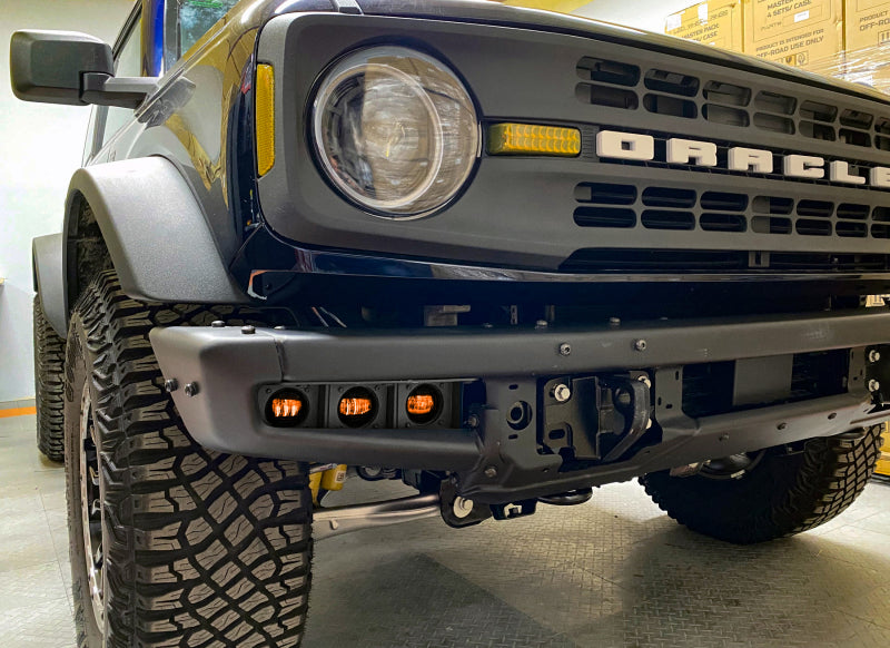 ORACLE Lighting Triple Amber LED Fog Light Kit for Steel Bumper for High 21-22 Ford Bronco 5890-005