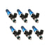 Injector Dynamics ID1050X Injectors 11mm (Blue) Top (Set of 6)