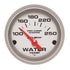 Autometer 100-200°F Air-Core Electric Marine Silver 2-1/6" Water Temp Gauge - 200762-33