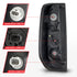 ANZO 2005-2021 Nissan Frontier LED Taillights Black Housing/Smoke Lens