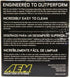 AEM DryFlow Conical Air Filter 5.5in Base OD / 4.75in Top OD / 5in Height