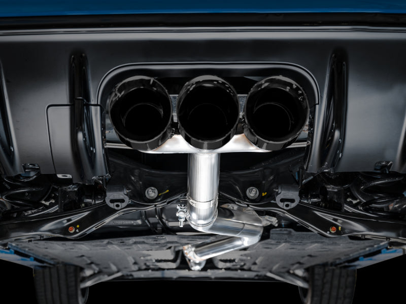 AWE Tuning Track Edition Exhaust w/Triple Diamond Black Tips for 23 Honda Civic Type R 3020-53287