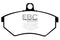 EBC 89-93 Volkswagen Corrado 1.8 Supercharged Redstuff Front Brake Pads