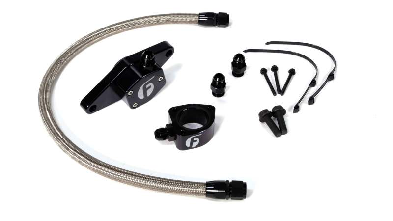 Fleece Performance 98.5-02 VP Coolant Bypass Kit w/ Stainless Steel Braided Line