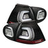 Spyder Volkswagen Golf V 06-09 LED TURN SIGNAL LED Tail Lights Black ALT-YD-VG03-LED-BK