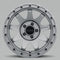 Method MR317 17x8.5 0mm Offset 5x5 71.5mm CB Matte Black Wheel