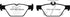 EBC 15-17 Subaru Legacy / 15-17 Subaru Outback Yellowstuff Rear Brake Pads