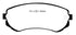 EBC 89-94 Nissan Skyline (R32) 1.8 Yellowstuff Front Brake Pads