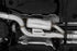 MBRP Quad Rear Exit, Carbon Fiber Tips 2022 Volkswagon Golf R MK8 T304 3" Cat-Back S46133CF