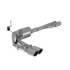 MBRP 3" Cat Back Pre-Axle Dual Side Exit, 2019+ Chevrolet Silverado 1500 4.5L/5.3L w/ 4" Tip S5092AL