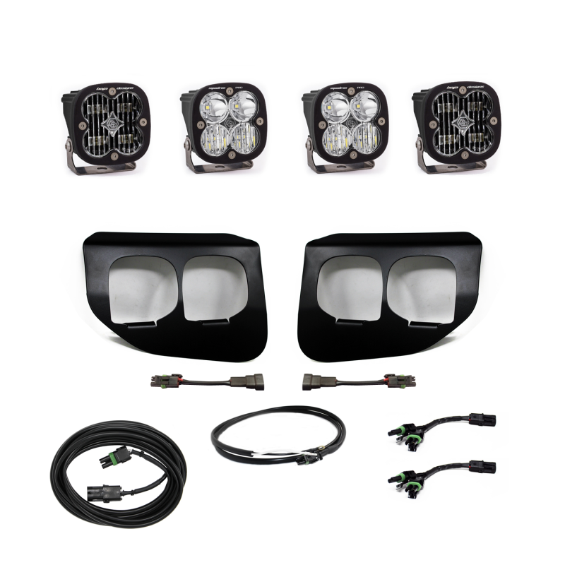 Baja Designs Squadron SAE/Pro Fog Pocket Light Kit Ford F-250/350 Super Duty 20-22 Upfitter 447736UP