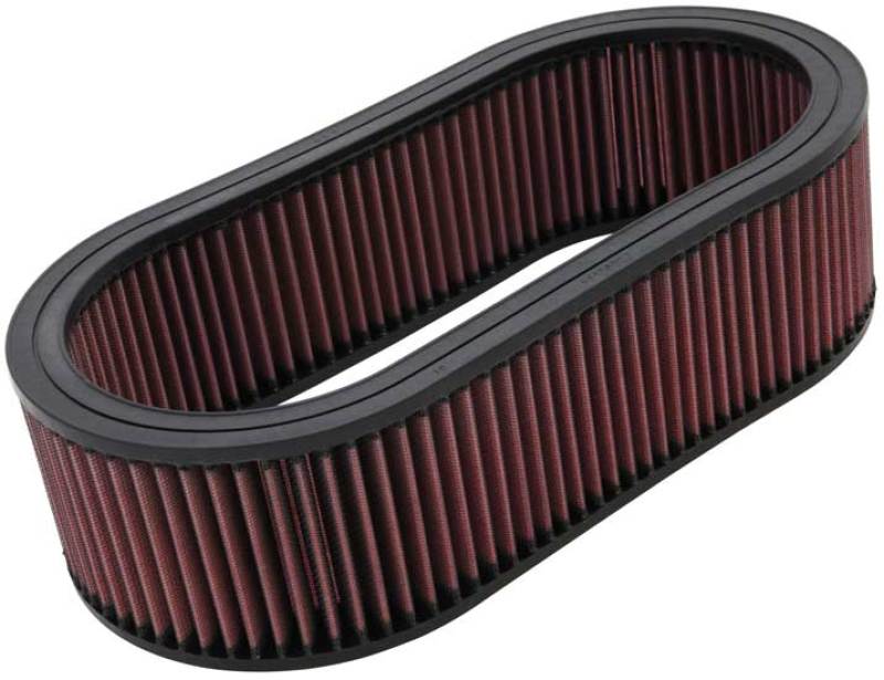 K&N 7.75in OW X 14.625in OL x 4in H Custom Oval Air Filter - E-3514