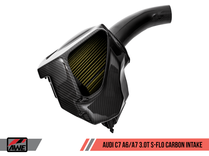 AWE Tuning S-Flo Carbon Intake V2 for Audi C7 A6 / A7 3.0T 2660-15022