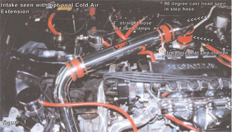 Injen Short Ram Cold Air Intake System for 96-00 Honda Civic CX / DX / LX 1.6L IS1545P