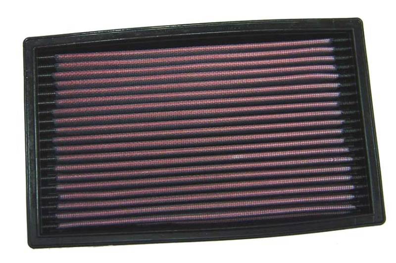 K&N Drop In Air Filter, High-Flow for Ford Escort L4-1.8L F/I 33-2034