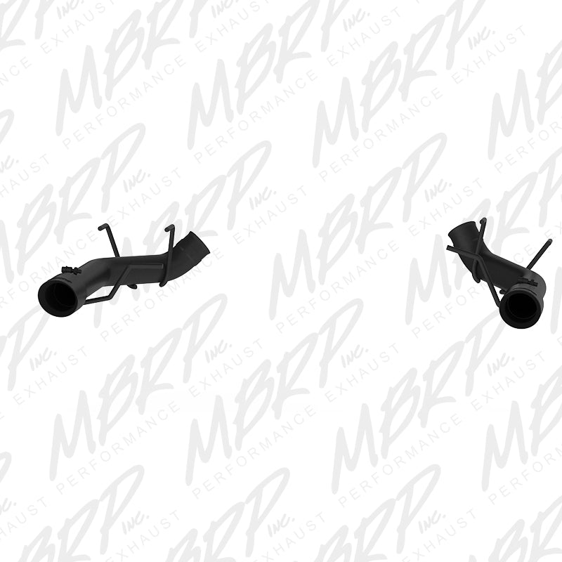 MBRP 3" Black 5L V8 Dual Axle Back Muffler Delete For 11-14 Ford Mustang GT - S7203BLK