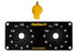 Haltech Dual Switch Panel Kit w/Yellow Knob
