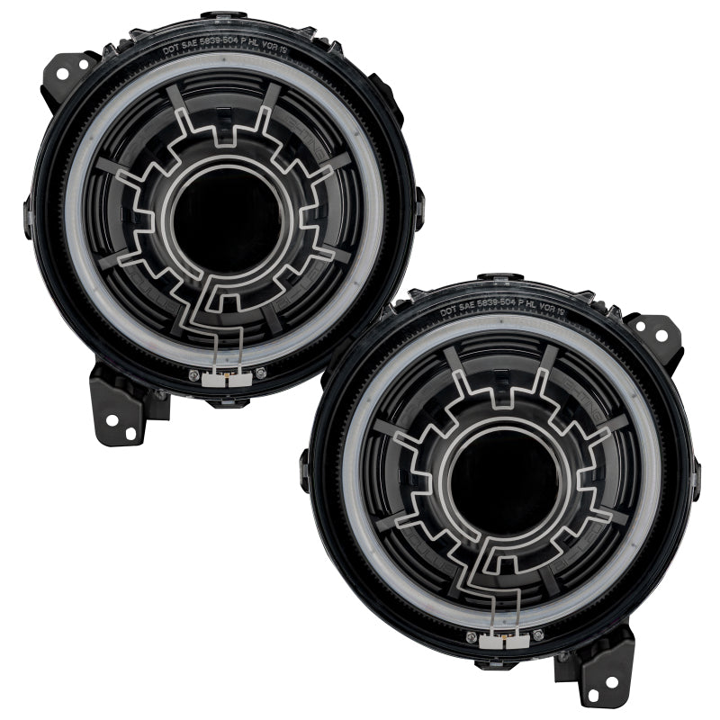 ORACLE Lighting Oculus Bi-LED Projector Headlights for 18-22 Jeep Wrangler JL / 20-22 Jeep Gladiator JT 5839-111