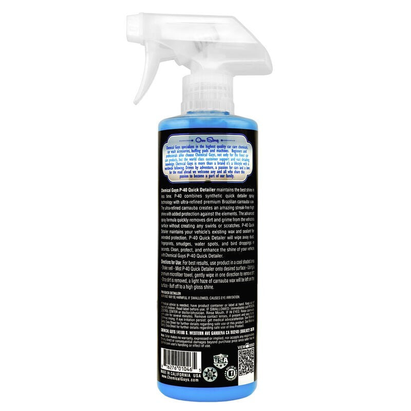 Chemical Guys P40 Detailer Spray w/Carnauba (Set of 6 x 16 Oz. Bottles) WAC_114_16