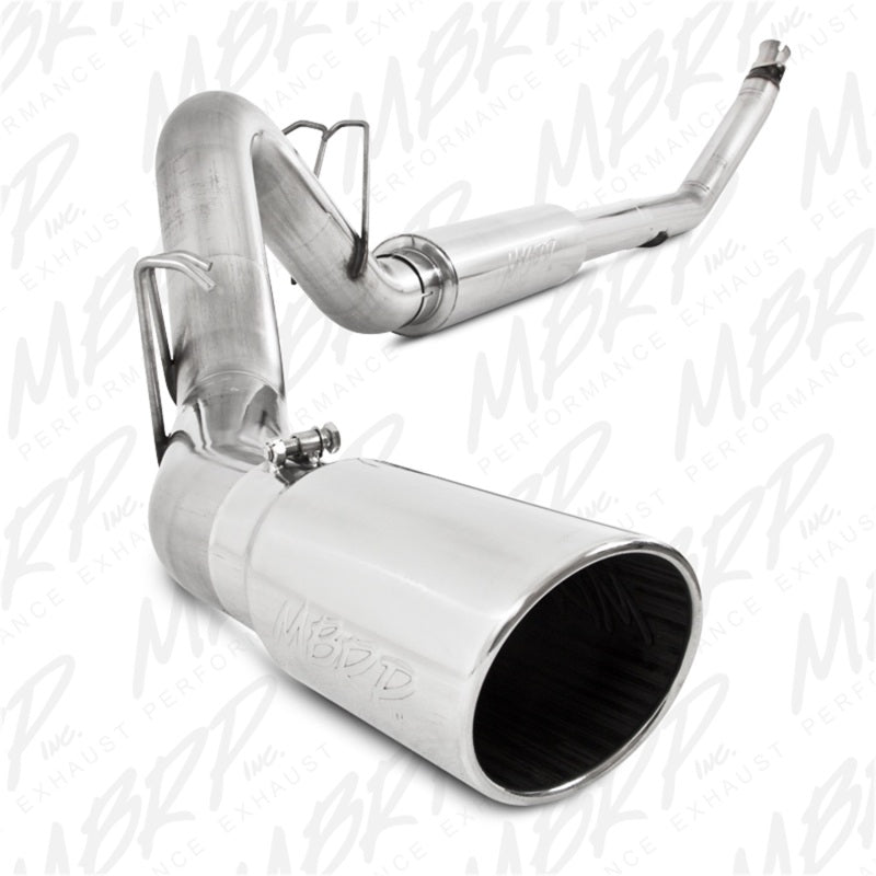 MBRP T409 4"Turbo Back Single Side(94-97Hanger HG6100 req.)For 94-02Dodge 2500/3500 Cummins S6100409