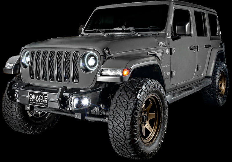ORACLE Lighting High Performance 20W LED Fog Lights - No Halo for Jeep Wrangler/Gladiator 5847-504