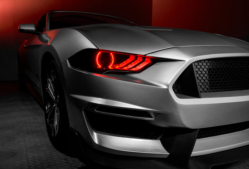 Oracle Lighting Dynamic ColorSHIFT LED Headlights - Black Series for 18-23 Ford Mustang 8204-332