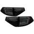 Spyder 08-14 Subara Impreza WRX Hatchback LED Tail Lights Seq Signal Blk Smoke ALT-YD-SI085D-SEQ-BSM