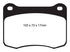 EBC 08+ Lexus IS-F 5.0 Yellowstuff Rear Brake Pads