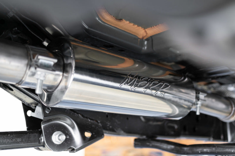 MBRP 2.5"AL Single Rear Exit Cat Back Exhaust For 18-24 Jeep Wrangler JL 2-DR/4-DR 2.0L 3.6L S5533AL