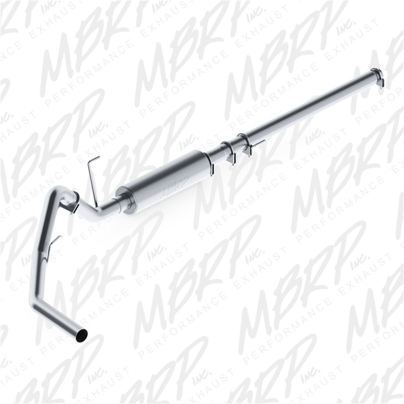 MBRP 3" Cat Back, Single Side Exhaust, 2004-2008 Ford F150 EC/CC-SB S5200P