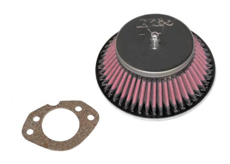 K&N Custom Racing Assembly - Round Tapered - Red 1.656in Neck Flange - 2.25in Over Height 56-9327