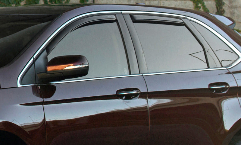 AVS 16-18 Honda Pilot Ventvisor In-Channel Front & Rear Window Deflectors 4pc - Smoke