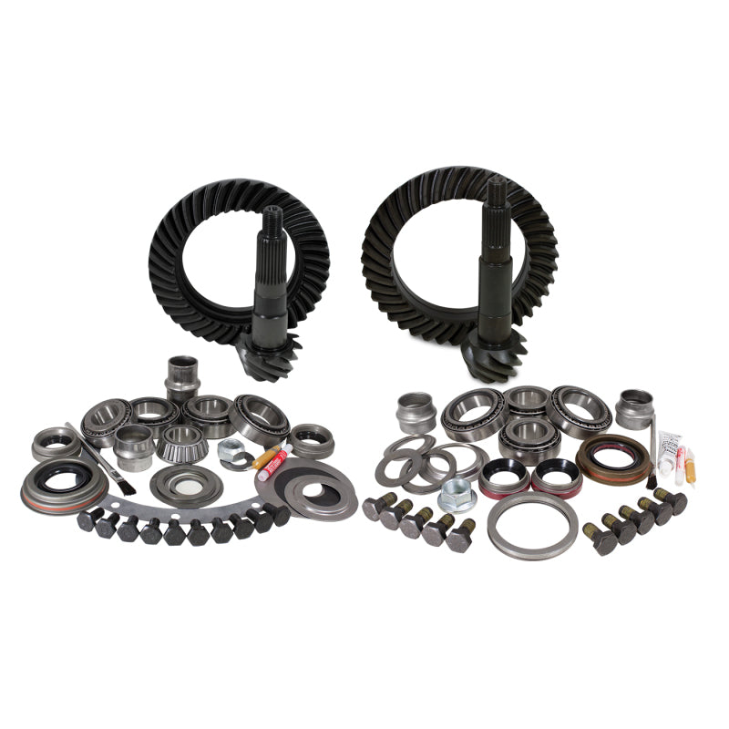 Yukon Gear & Install Kit Package For Jeep TJ w/ Dana 30 Front/Model 35 Rear in a 4.56 Ratio