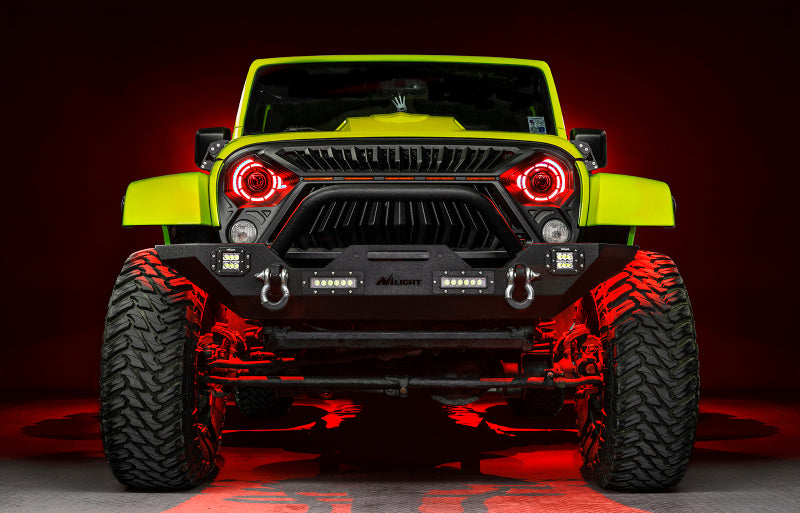 ORACLE Lighting Oculus 7" ColorSHIFT Bi-LED Projector Headlights for 07-18 Jeep Wrangler JK 5876-335