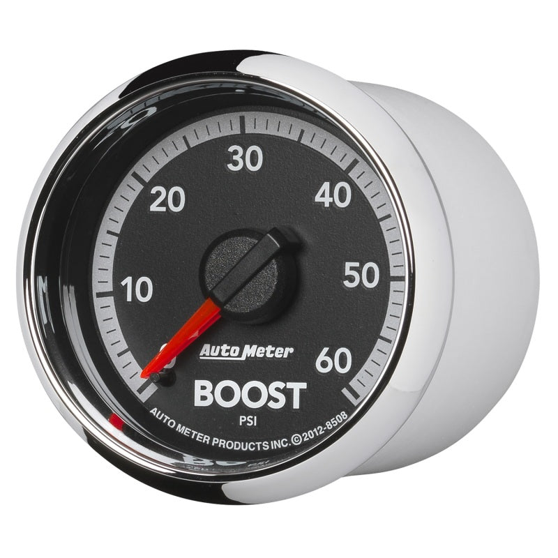 Autometer Factory Match Analog Boost Gauge Gen4 Dodge Factory Match 52.4mm Mechanical 0-60 PSI 8508