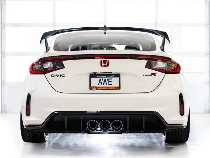 AWE Tuning Touring Edition Exhaust w/ Triple Chrome Silver Tips for 2023 Honda Civic 3015-52287