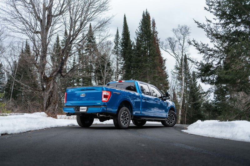 MBRP 3" Cat-Back 2.5" Dual Split Rear, Black Coated, 2021+ F-150 2.7L/ 3.5L Ecoboost, 5.0L S5215BLK