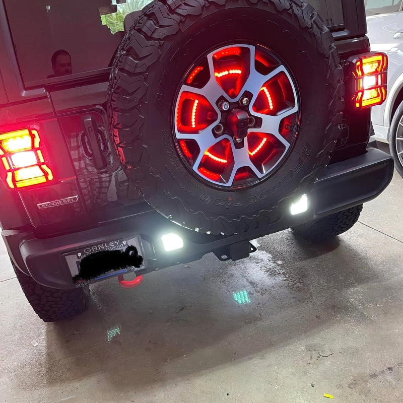 ORACLE Lighting Rear Bumper LED Reverse Lights for Jeep Wrangler JL - 6000K 5874-504