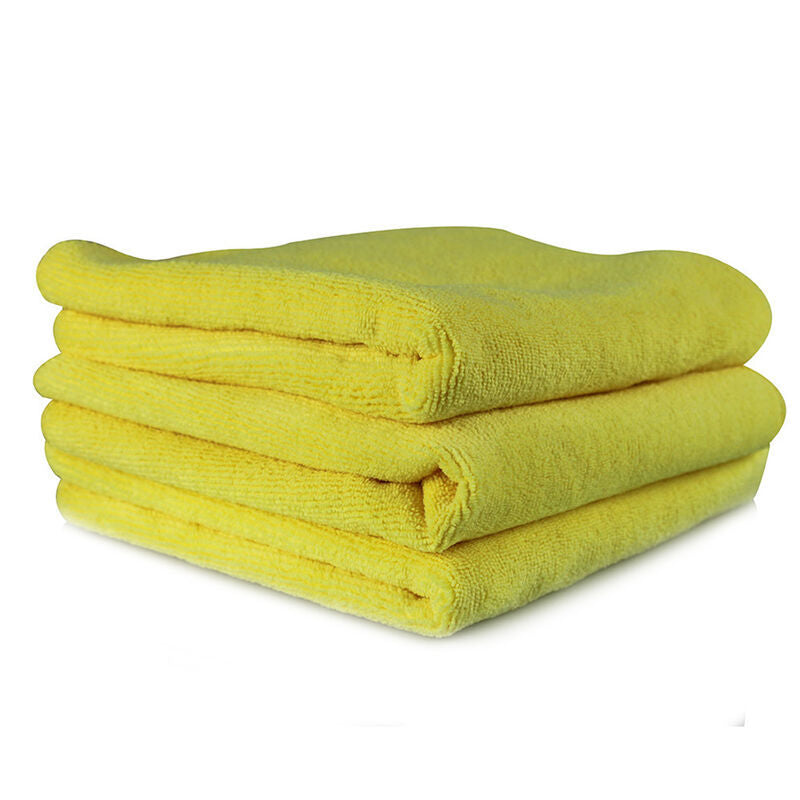 Chemical Guys Yellow Workhorse Professional Microfiber 3-Pack Towel 16inx16in (Set of 16) MICYELLOW03