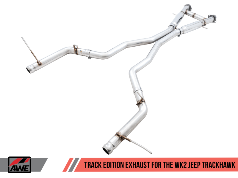 AWE Tuning Track Edition Exhaust Use w/Stock Tips for Jeep Grand Cherokee SRT/Trackhawk 3020-31023