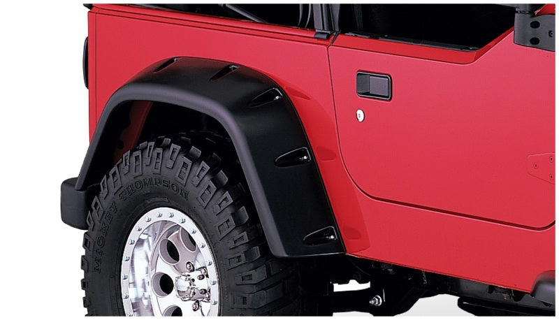 Bushwacker 97-06 Jeep TJ Max Pocket Style Flares 4pc - Black