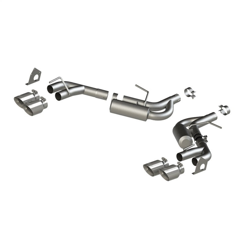 MBRP 2.5" AL NPP Dual Axle Back Exhaust w/4" Quad DW Tips For 16-24 Chevy Camaro V6 3.6L - S7039AL