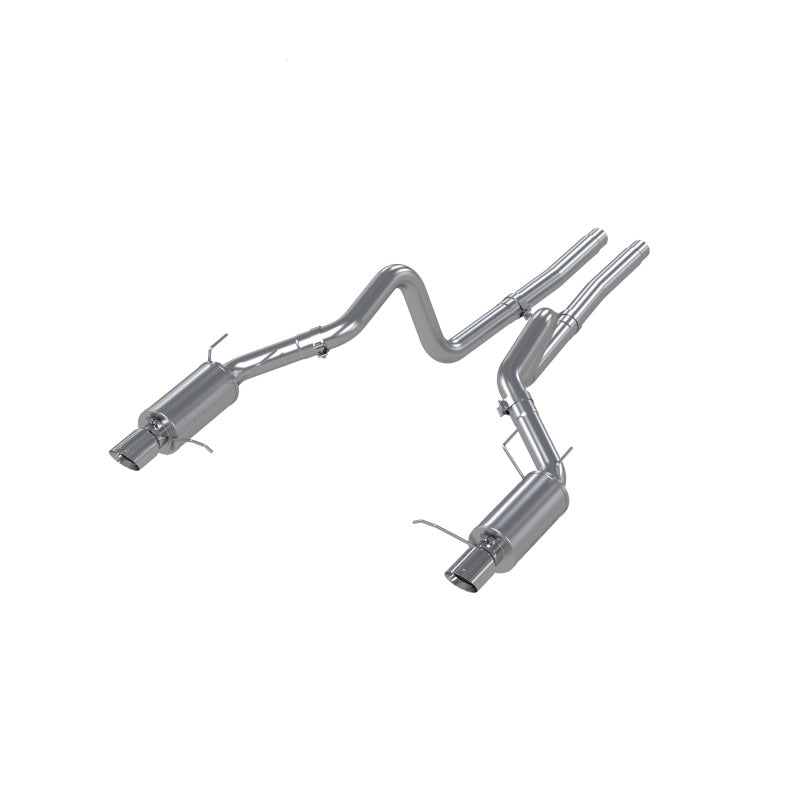 MBRP 3"Cat Back Dual Split Rear Street Version T409 Exhaust For 11-14 Ford Mustang GT 5.0L S7258409