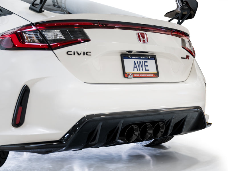 AWE Tuning Touring Edition Exhaust w/ Triple Diamond Black Tips for Honda Civic Type R FL5 3015-53287