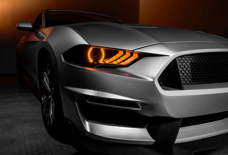 Oracle Lighting Dynamic ColorSHIFT LED Headlights - Black Series for 18-23 Ford Mustang 8204-332