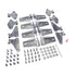 Rugged Ridge 07-18 Jeep Wrangler JKU Stainless Steel Door Hinge Kit